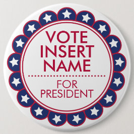 6"投票選カスタム択キャンペーンの大きなボタン 缶バッジ