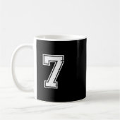 6 数字 67 シックス セブン ミーム コーヒーマグカップ (左)