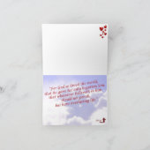 6.  神は愛-宗教バレンタインの願いのデザインです シーズンカード (内部)