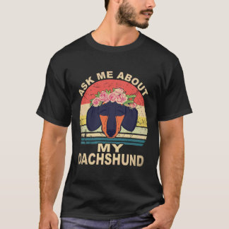 6 私のダックスフントについて聞いて ビンテージ Tシャツ