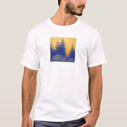 6"装飾的な景色 Tシャツ (正面)