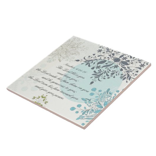 6:24賛美聖書の聖句 タイル (側面)