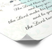 6:24賛美聖書の聖句 ポスター (角)