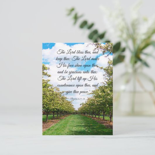 6:24-26はがき ポストカード (スタンド正面)