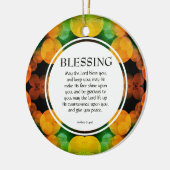 6:24-26は主よ賛美り セラミックオーナメント (左)