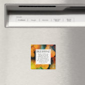 6:24-26オレンジ賛美の主よ マグネット (インサイチュ (食洗機))