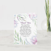 6:24-26賛美聖書の聖句を数える主よ サンキューカード (正面)