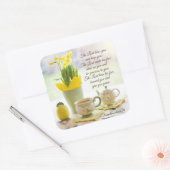 6:24-26賛美聖書の聖句を数える主よ スクエアシール (封筒)