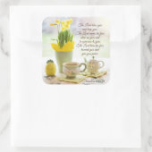 6:24-26賛美聖書の聖句を数える主よ スクエアシール (バッグ)