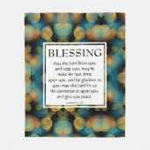 6:24-26賛美青の主よ フリースブランケット (正面)