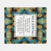 6:24-26賛美青の主よ フリースブランケット (正面(横))