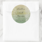 6 - 3"お気に入りシールヴィンテージフローラアンティーク ラウンドシール (バッグ)