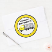 6 - 3"お気に入りシール建築 ラウンドシール (封筒)