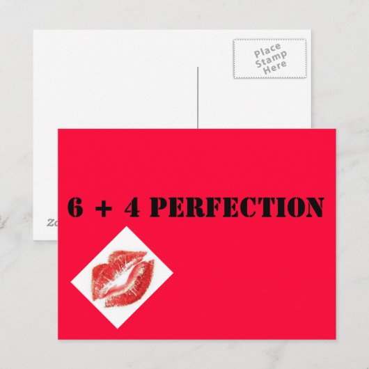 6 + 4  完璧 ポストカード (正面/裏面)