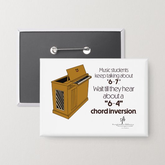 6-4 Chord Inversion 缶バッジ (正面/裏面)