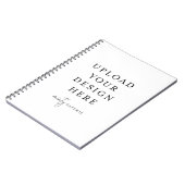 6.5インチx 8.75インチスパイラルノートパソコン ノートブック (左側)