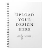 6.5インチx 8.75インチスパイラルノートパソコン ノートブック (正面)