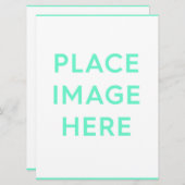 6.5インチx 8.75インチフラットカード (正面/裏面)