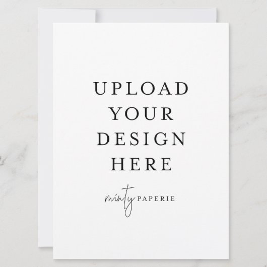 6.5インチx 8.75インチ招待状-ポートレート 招待状 (裏面)