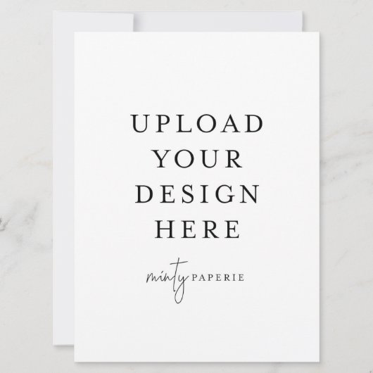 6.5インチx 8.75インチ招待状-ポートレート 招待状 (正面)