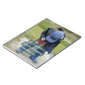 " 6.5"を学ぶ螺線形ノート"x8.75 " ノートブック (左側)