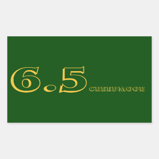 6.5 Creedmoor Ammoステッカー 長方形シール