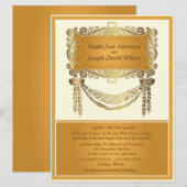 6.5 x 8.75" ヴィンテージ結婚式招待状 招待状 (正面/裏面)