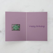 6.5" x 8.75" 花 誕生日カード カード (内部)