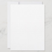 6.5 x 8.75" B/Wのエレガントなブライダルシャワーの招待状 招待状 (裏面)