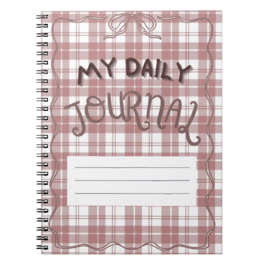 6.5" x 8.75" Classic Notebook ノートブック (正面)