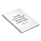 6.5" x 8.75" Spiral Notebook ノートブック (右側)