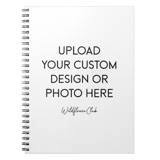 6.5" x 8.75" Spiral Notebook ノートブック (正面)