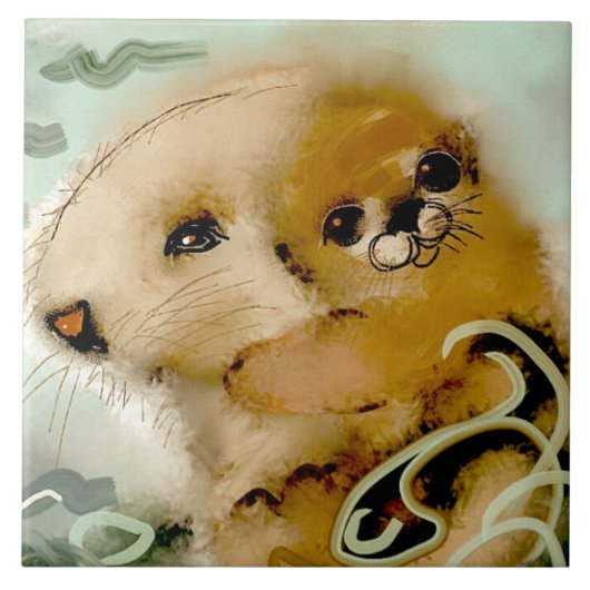 6×6セラミックタイル（白）。.. タイル (正面)