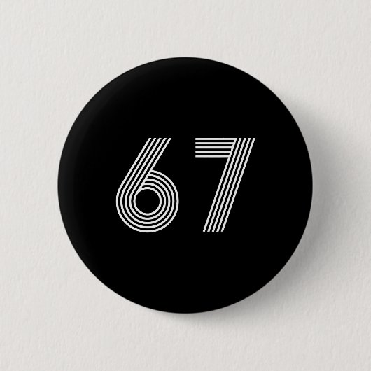 6-67 Minimalist Design _2 缶バッジ (正面)