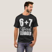 6+7で13歳の誕生日 Tシャツ (正面フル)