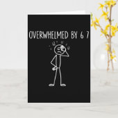 6 7に圧倒される ミーム 67 6 7 カード (黄色い花)