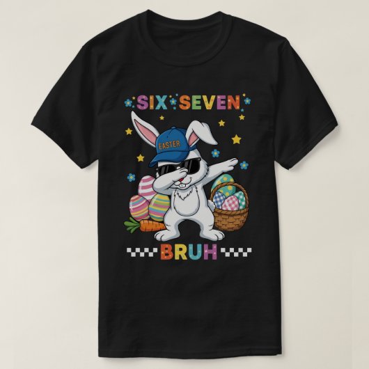 6-7ミーム イースター2026おめでとう Tシャツ (デザイン正面)