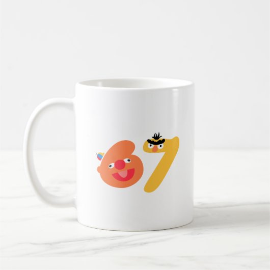 6、7匹のマペット コーヒーマグカップ (左)
