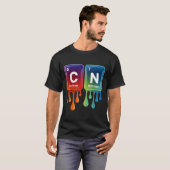 6 7 おもしろ科学 化学教師 周期表 Tシャツ (正面フル)