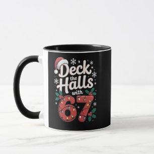 6 7 なクリスマスを楽しもう Funny Christmas Six Seven マグカップ