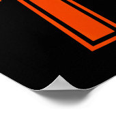 6 7 クモの巣 面白いハロウィンコスチュームTシャツ ポスター (角)