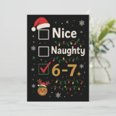6-7 クリスマスのいたずら好きまたはいい子 メモ シーズンカード (スタンド正面)