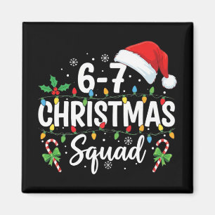 6-7 クリスマスチーム 面白い 67 6 7 メンバー クリスマス 6 マグネット