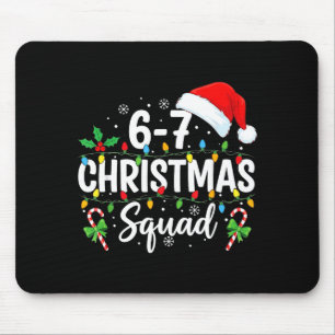 6 7 クリスマスチーム 面白い 67 6 7 メンバー Xmas 6 マウスパッド