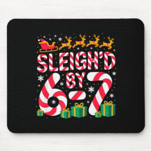 6-7 クリスマス・アグリーセーター Six Seven クリスマス 67 ミーム マウスパッド