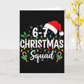 6-7 クリスマス・スクワッド・ジョーク 67 クリスマス 6 カード (黄色い花)