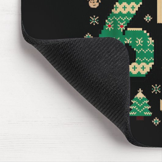 6-7 クリスマス ダサいセーター 六七 クリスマス 67 メム マウスパッド (コーナー)