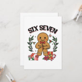 6 7 シックス セブン ハンド ジェネレーションZ アルファ ジンジャーブレッド ミーム カード (正面/裏面インサイチュ)