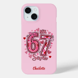 6 7 シックス セブン ミーム トレンド ガールズ 名前 iPhone カーゼ 15ケース