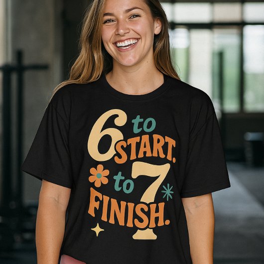 6 7 ジム 引用文 ワークアウト モチベーション Tシャツ